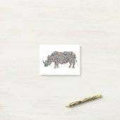 Rhinoceros-Cheetah Post-it® Notes (Op bureau)