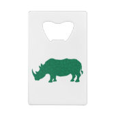 Rhinocéros fait de trèfles (Dos)