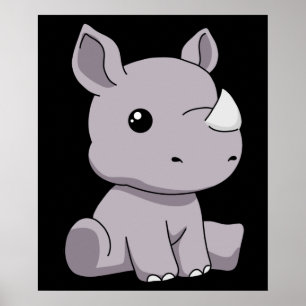Rhinoceros Gifts Kinder Rhino Gifts Rhinoceros Poster