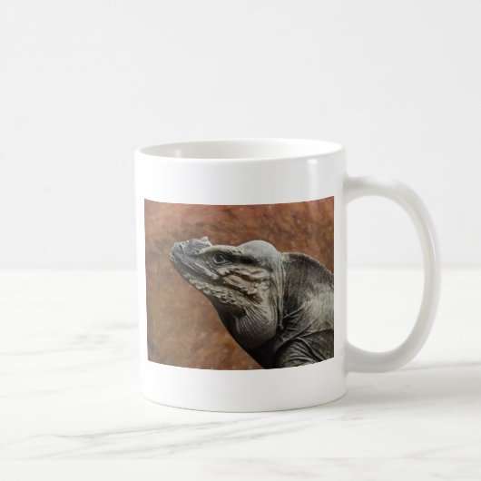 Rhinoceros Iguana Koffiemok (Rechts)
