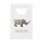 Rhinoceros Illustration Rhino Custom Message (Devant)