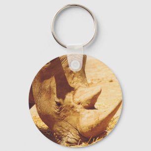 Rhinoceros Love Sleutelhanger