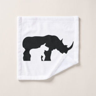 Rhinocéros noir et blanc
