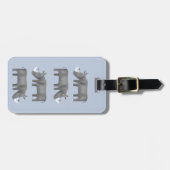 Rhinoceros Personalized Bagagelabel (Voorkant horizontaal)