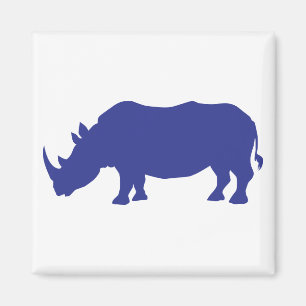 Rhinoceros Silhouette Magneet