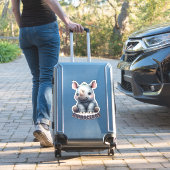 RHINOCEROS - STICKER DE NURSERY (Valise Insitu)
