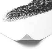 Rhinoceros uit 'Historia Animalium' Poster (Hoek)