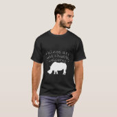 Rhinos zijn alleen maar Chubby Unicorns T-shirt (Voorkant volledig)
