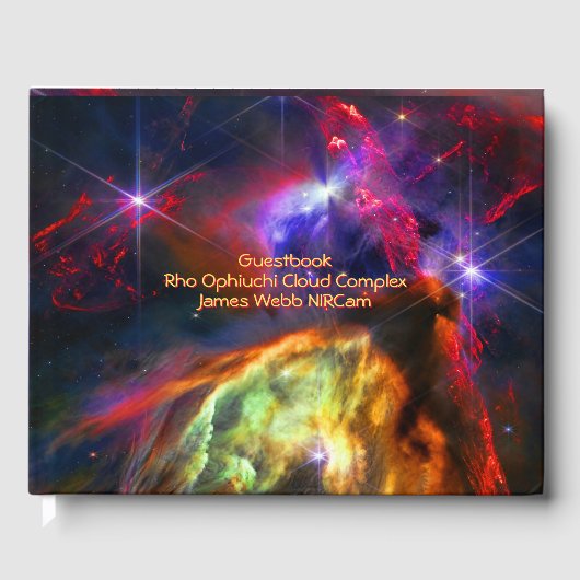 Rho Ophiuchi Cloud Complex - James Webb NIRCam Gastenboek (Voorkant)