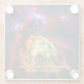 Rho Ophiuchi Cloud Complex - James Webb NIRCam Glazen Onderzetter (Achterkant)