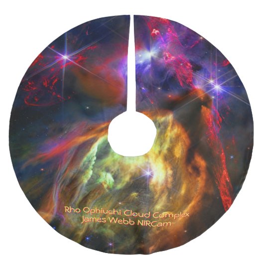 Rho Ophiuchi Cloud Complex - James Webb NIRCam Kerstboom Rok (Voorkant)
