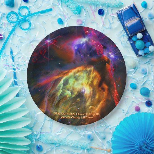 Rho Ophiuchi Cloud Complex - James Webb NIRCam Papieren Bordje (Feest)
