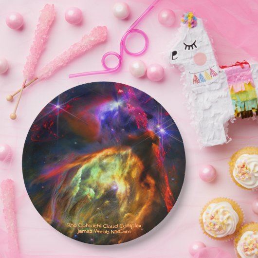 Rho Ophiuchi Cloud Complex - James Webb NIRCam Papieren Bordje (Feest)