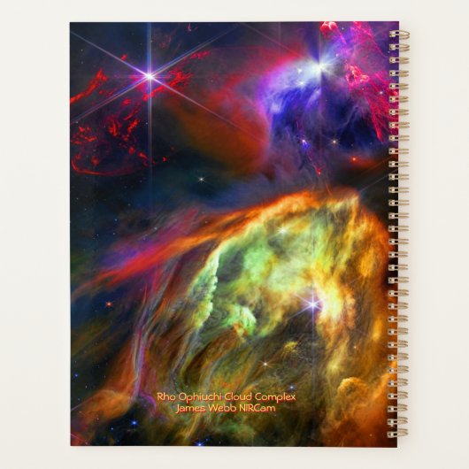 Rho Ophiuchi Cloud Complex - James Webb NIRCam Planner (Achterkant)