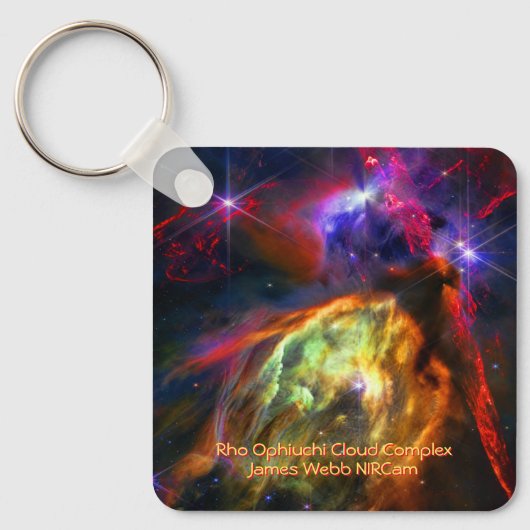 Rho Ophiuchi Cloud Complex - James Webb NIRCam Sleutelhanger (Voorkant)