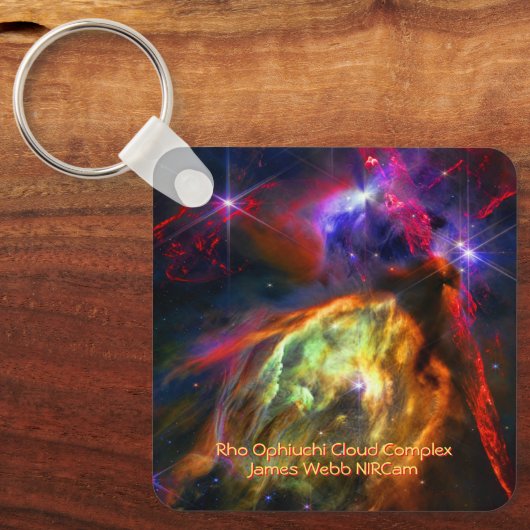 Rho Ophiuchi Cloud Complex - James Webb NIRCam Sleutelhanger (Voorkant)