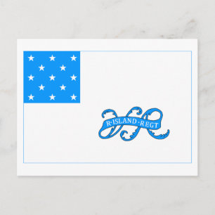 Rhode Island 1st Regiment Briefkaart