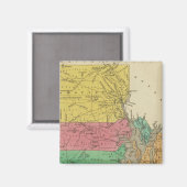 Rhode Island 5 Magneet (Voorkant / Achterkant)