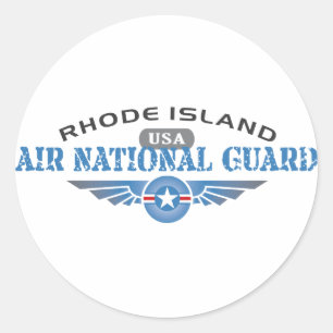 Rhode Island Air National Guard Ronde Sticker