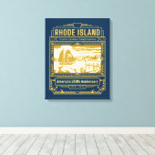 Rhode Island Art Déco 250e anniversaire de l'Améri (Insitu (Plancher de Bois))