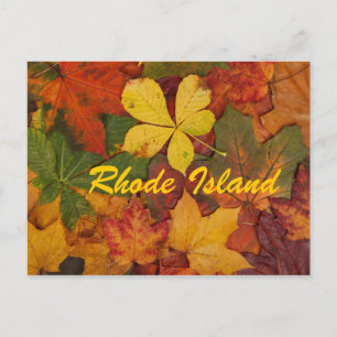 Rhode Island Autumn Leaves Briefkaart