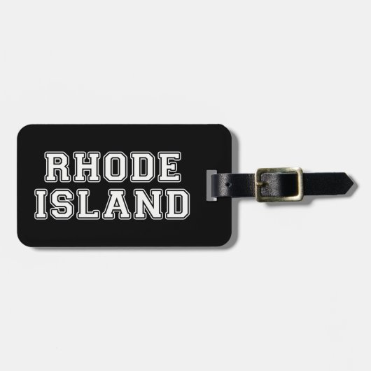 Rhode Island Bagagelabel (Voorkant horizontaal)