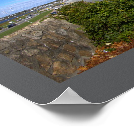 Rhode Island Beach Waterscape Poster (Coin)