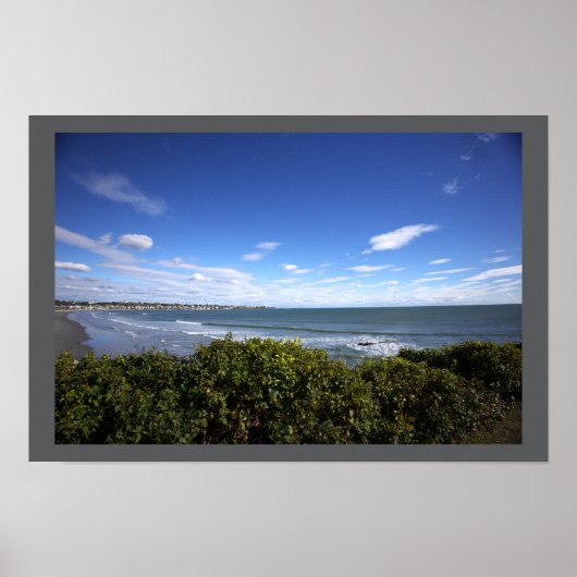 Rhode Island Beach Waterscape Poster (Voorkant)
