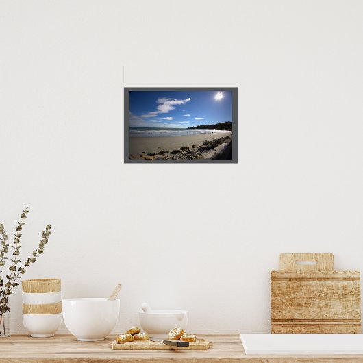 Rhode Island Beach Waterscape Poster (Cuisine)