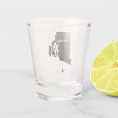 Rhode Island Belong State Map Shot Glas (Achterkant)