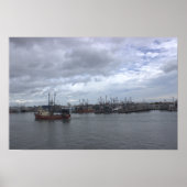 Rhode Island Boat Waterscape Poster (Devant)