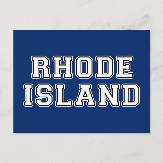 Rhode Island Briefkaart (Voorkant)