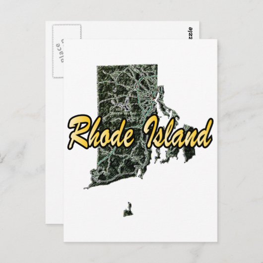 Rhode Island Briefkaart (Voorkant / Achterkant)
