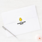 Rhode Island Chick Ronde Sticker (Envelop)