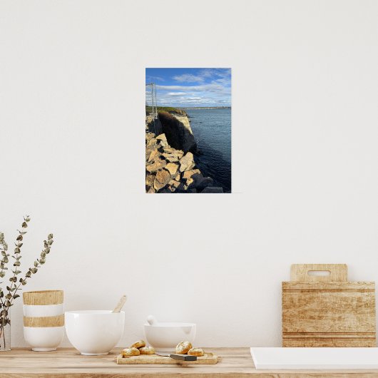 Rhode Island Cliff Walk Poster (Cuisine)