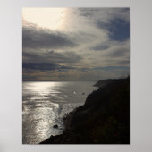 Rhode Island Cliffside Ocean Waterscape Poster (Devant)