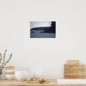 Rhode Island Cliffside Ocean Waterscape Poster (Cuisine)