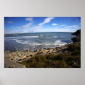 Rhode Island Cliffside Waterscape Poster (Devant)