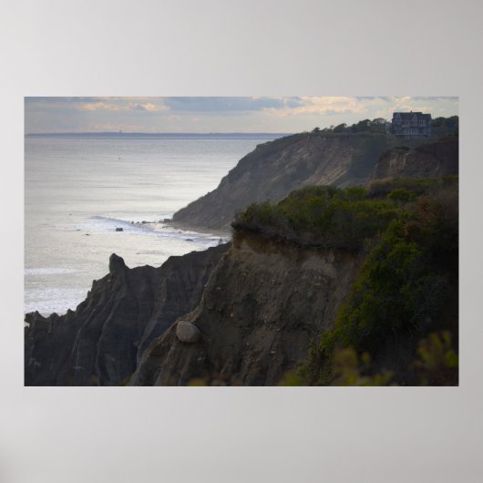 Rhode Island Cliffside Waterscape Poster (Voorkant)