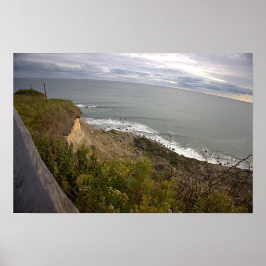 Rhode Island Cliffside Waterscape Poster (Voorkant)