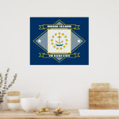 Rhode Island Diamond Poster (Keuken)