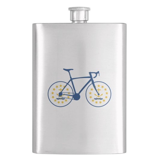 Rhode Island Flag Cycling Flacon (Voorkant)