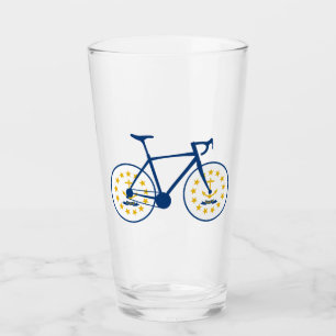 Rhode Island Flag Cycling Glas