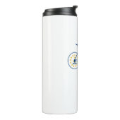 Rhode Island Flag Cycling Thermosbeker (Gedraaid links)
