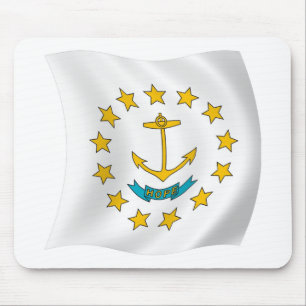 Rhode Island Flag Mousepad Muismat