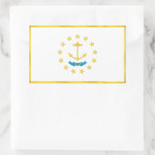 Rhode Island Flag Rechthoekige Sticker (Tas)