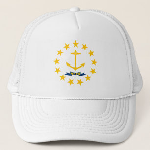 RHODE ISLAND FLAG TRUCKER PET