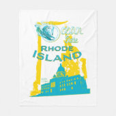 Rhode Island Fleece Blanket Deken (Voorkant)