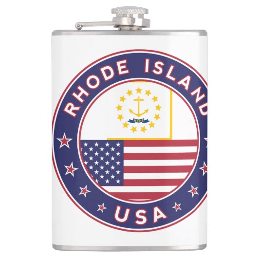 Rhode Island Heupfles (Voorkant)