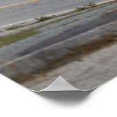 Rhode Island Highway by Ocean Poster (Coin)